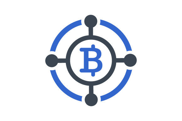 Bitcoin Block Chain Icon: A Versatile Design Asset