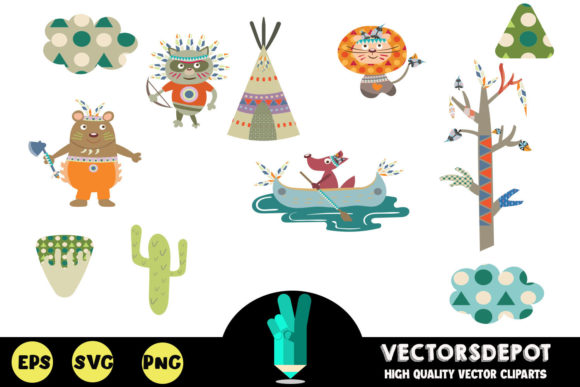 Discover the Versatile Tribal Hunters Clipart