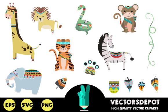 Explore Creative Possibilities with Woodland BOHO Clipart