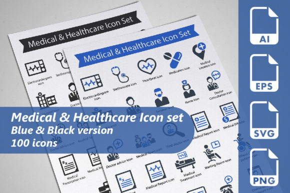Explore the Versatile Medical Healthcare Icon Set