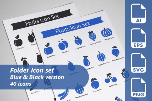 Fruit Icon Set: A Versatile Collection for Your Design Needs