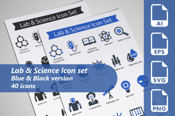 Lab Science Icon Set: A Versatile Toolkit for Your Design Projects