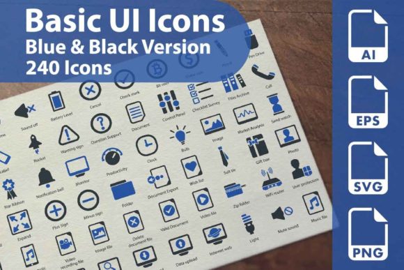 Unlocking Creativity with the Basic UI Icon Set